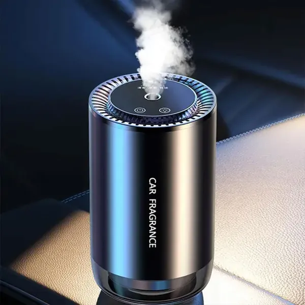 جهاز معطر سيارة صغير بالرذاذ مع إضاءة LED ملونة - صورة 3